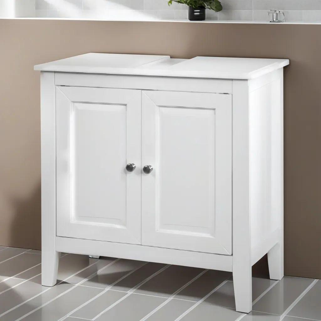 洗面台下収納キャビネット 幅60*奥行30*高さ62cm 収納棚