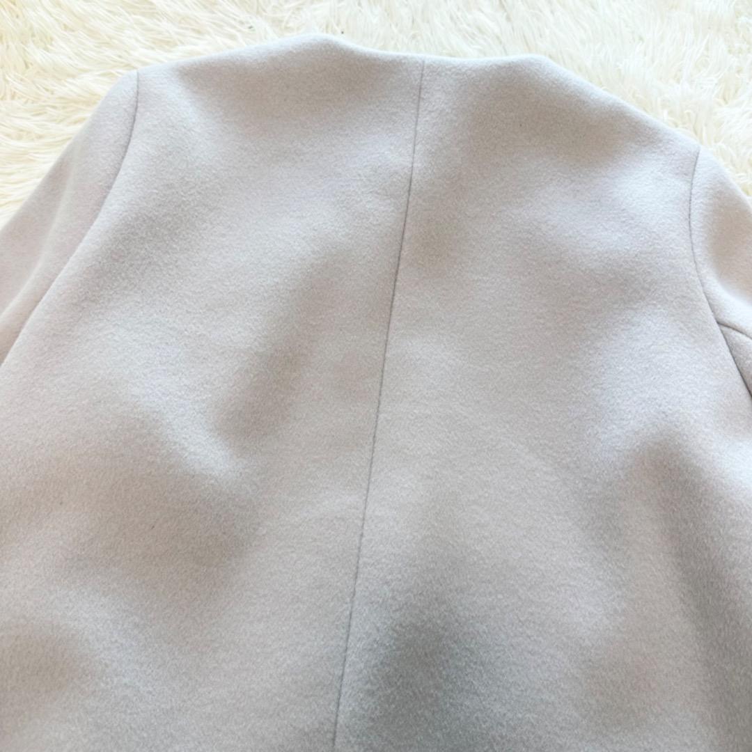 ユナイテッドアローズ Aライン ノーカラー ミドルコート