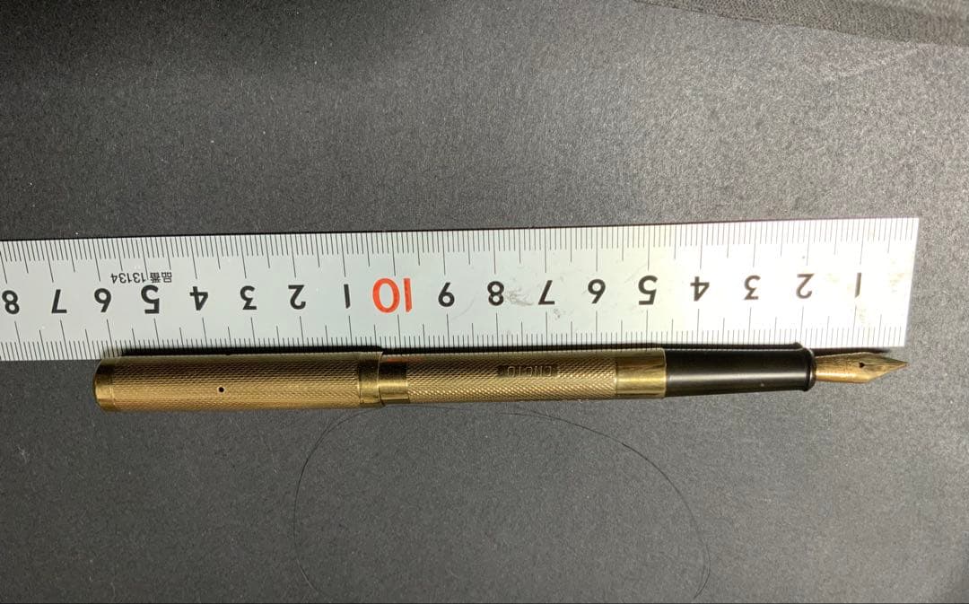 9金無垢Vintage Onoto 万年筆　14KのFペン先　クリスマス特価