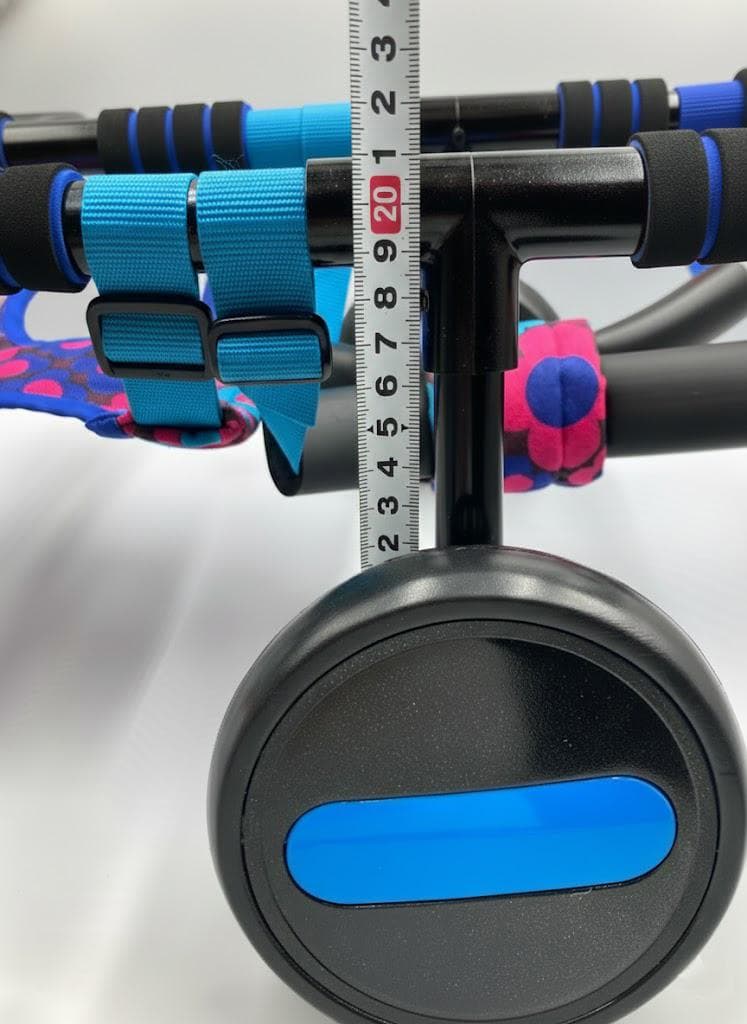 愛犬４輪歩行器【サイズ調整可】×【彩色ブルー】介護・リハビリetc...