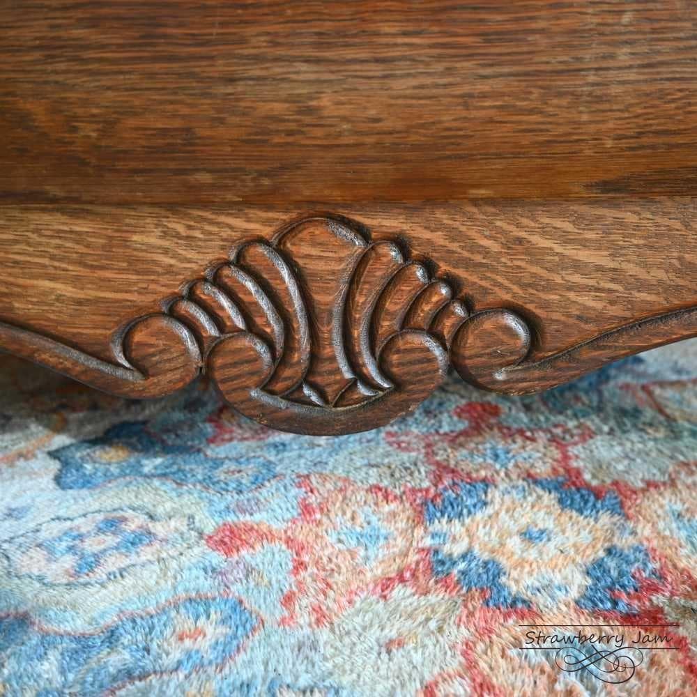 IFU-418 英国アンティーク オーク チェスト テレビボード 収納 イギリス