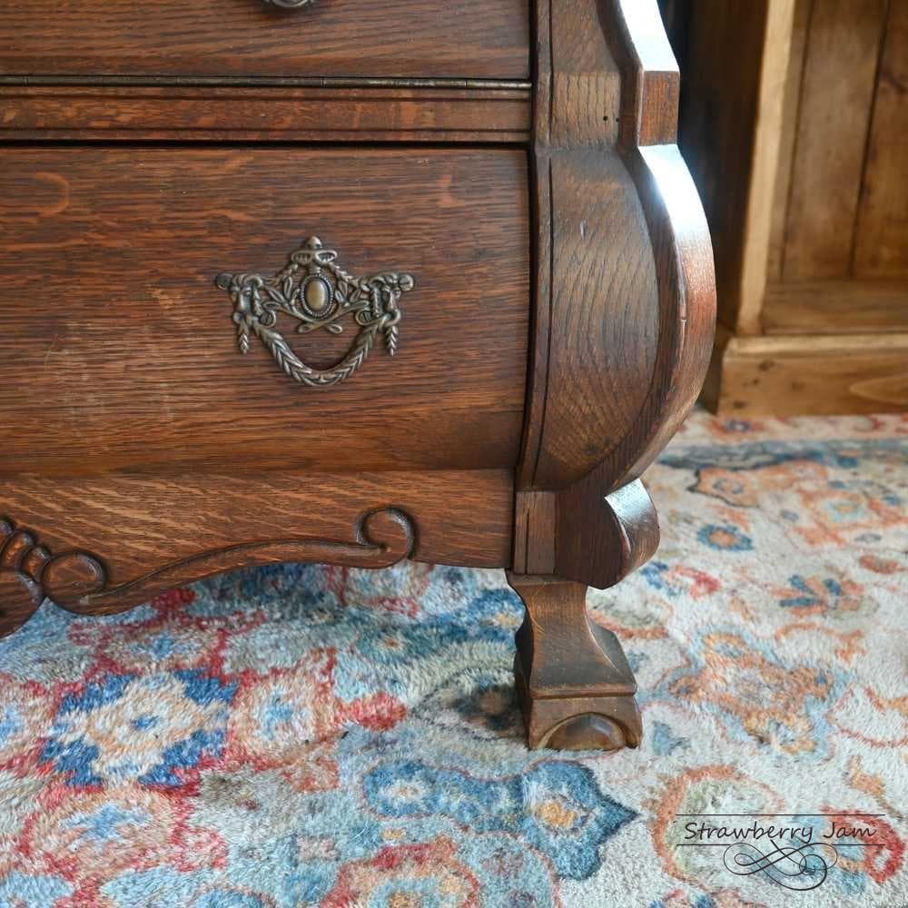 IFU-418 英国アンティーク オーク チェスト テレビボード 収納 イギリス