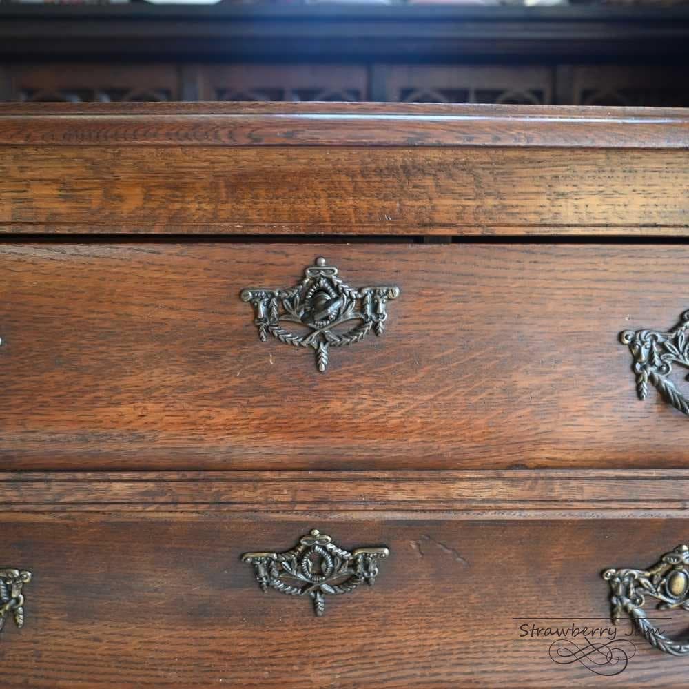 IFU-418 英国アンティーク オーク チェスト テレビボード 収納 イギリス