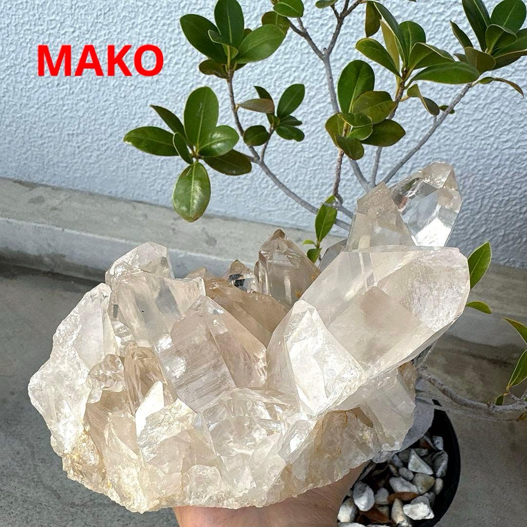 M1736☆ヒマラヤ水晶クラスター3.0Kg☆マニカラン産☆N50202-G