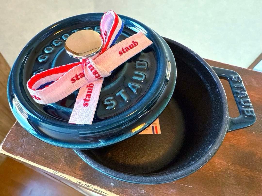 ストウブＳＴＡＵＢ限定色ラメール正規ココットラウンド１０ｃｍ新品未使用生涯保証付