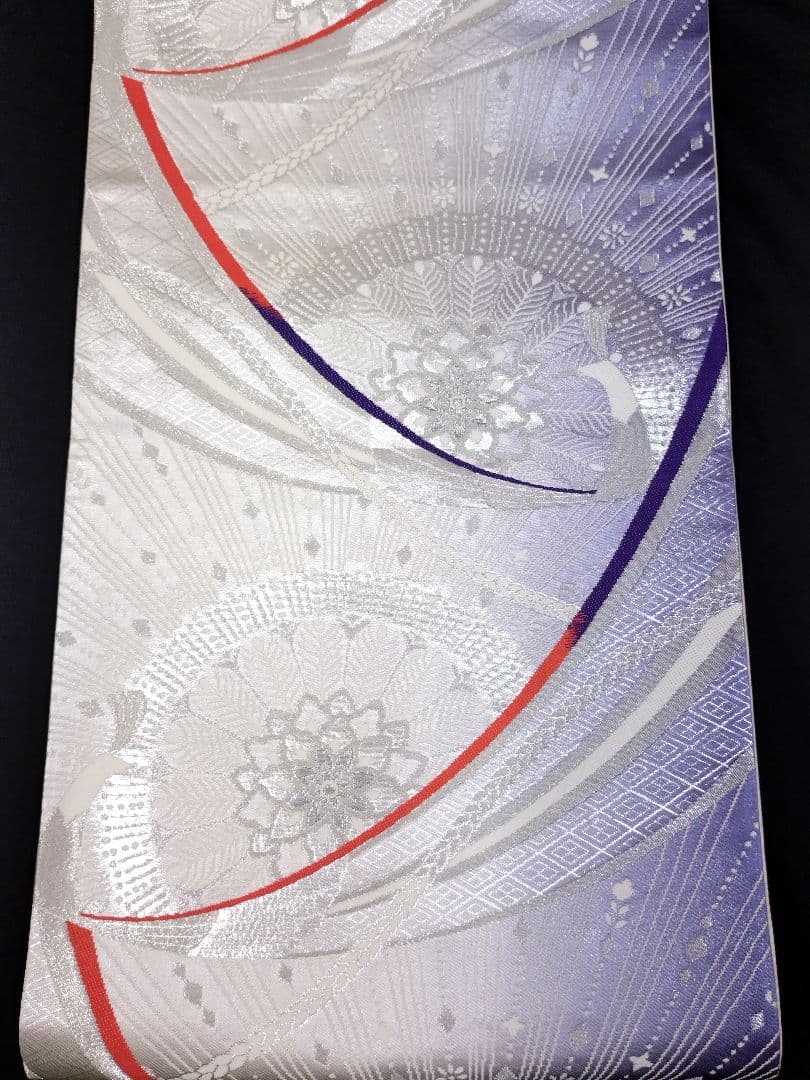 933　半額セール　正絹　未使用・高島屋誂え　紫系　高級訪問着　4点フルセット