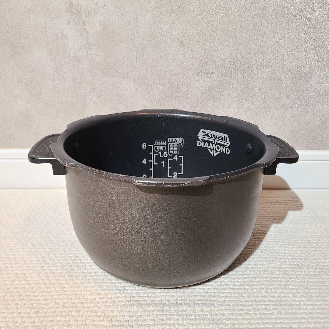 なでしこ健康生活　CRP-NO610F　炊飯器　６合炊き　高圧力ヒーター式加熱