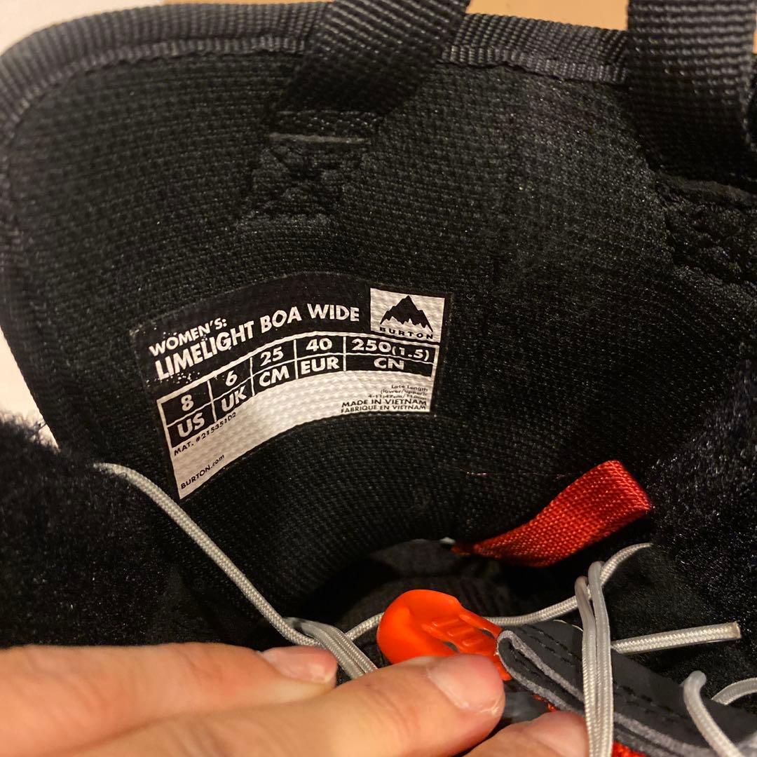 Burton limelight ブーツ　25 us8