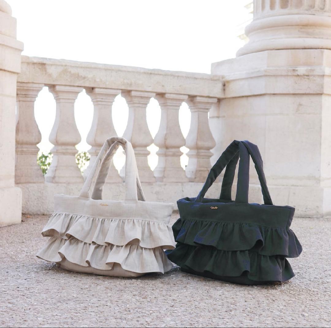 Mimtto ミムットRuffled Linen Bag キャリーバッグ 犬