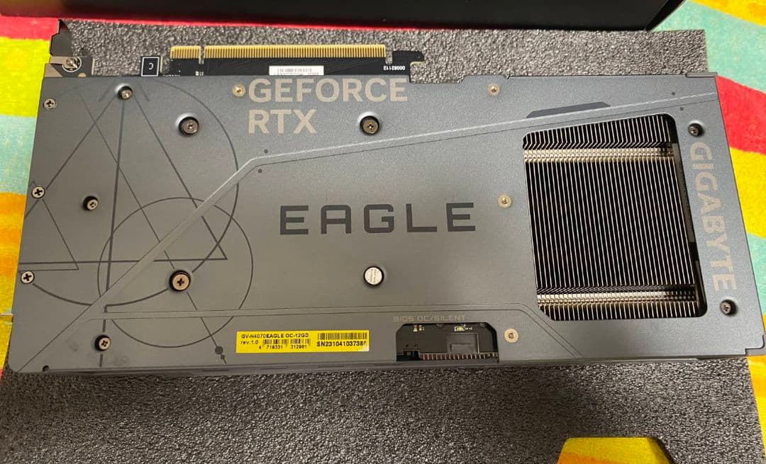 グラフィックボード・グラボ・ビデオカード GIGABYTE GEFORCE RTX 4070 EAGLE OC 12G