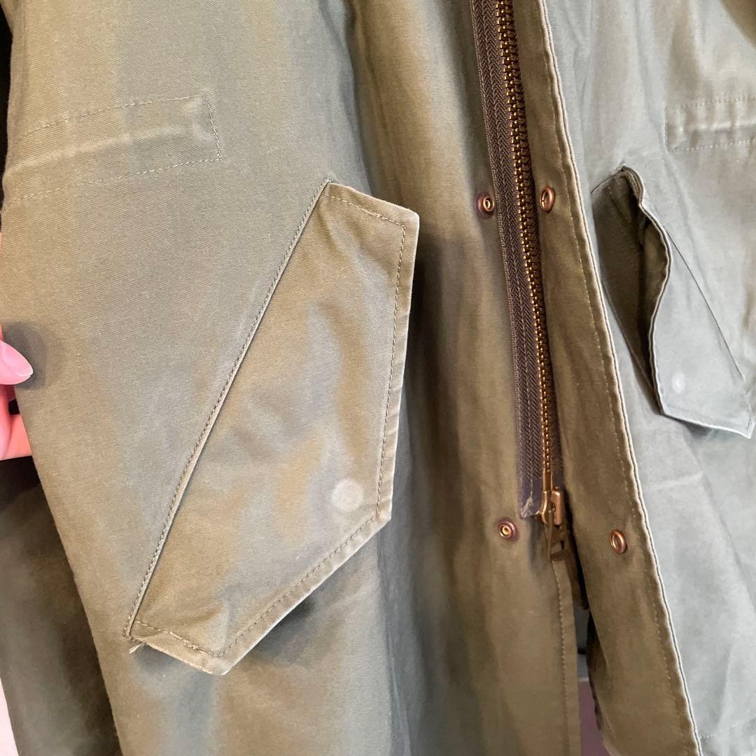 【FRED PERRY】美品モッズコート メンズXS オリーブ