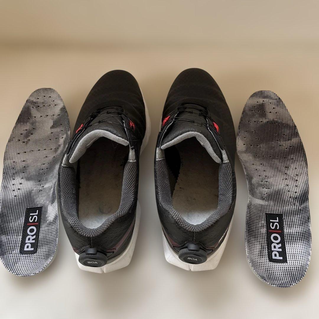 美品フットジョイfootjoyスパイクレスゴルフシューズ BOA 26.5cm黒