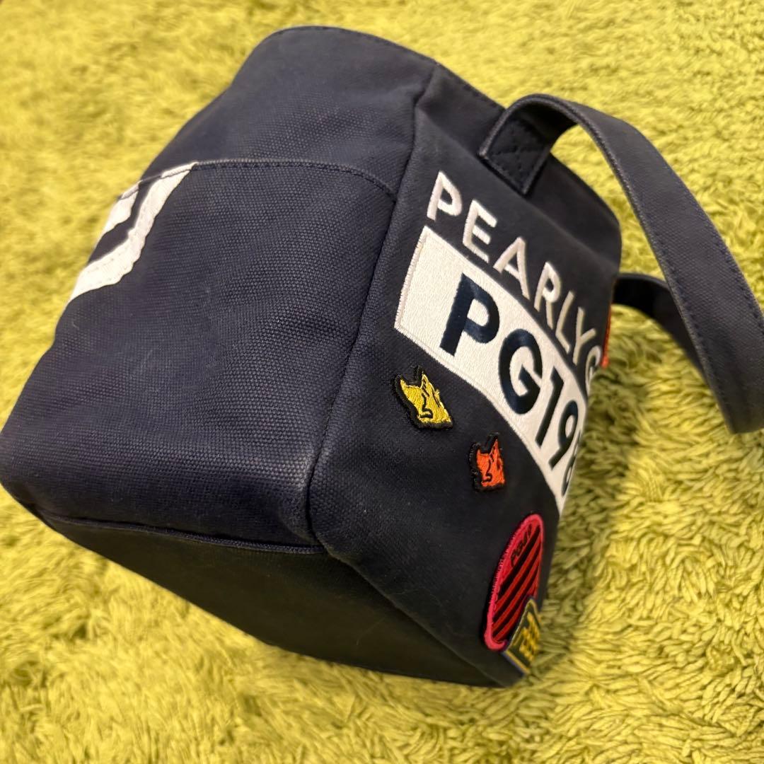 パーリーゲイツ PEARLYGATES カートバッグ ラウンドバッグ ワッペン