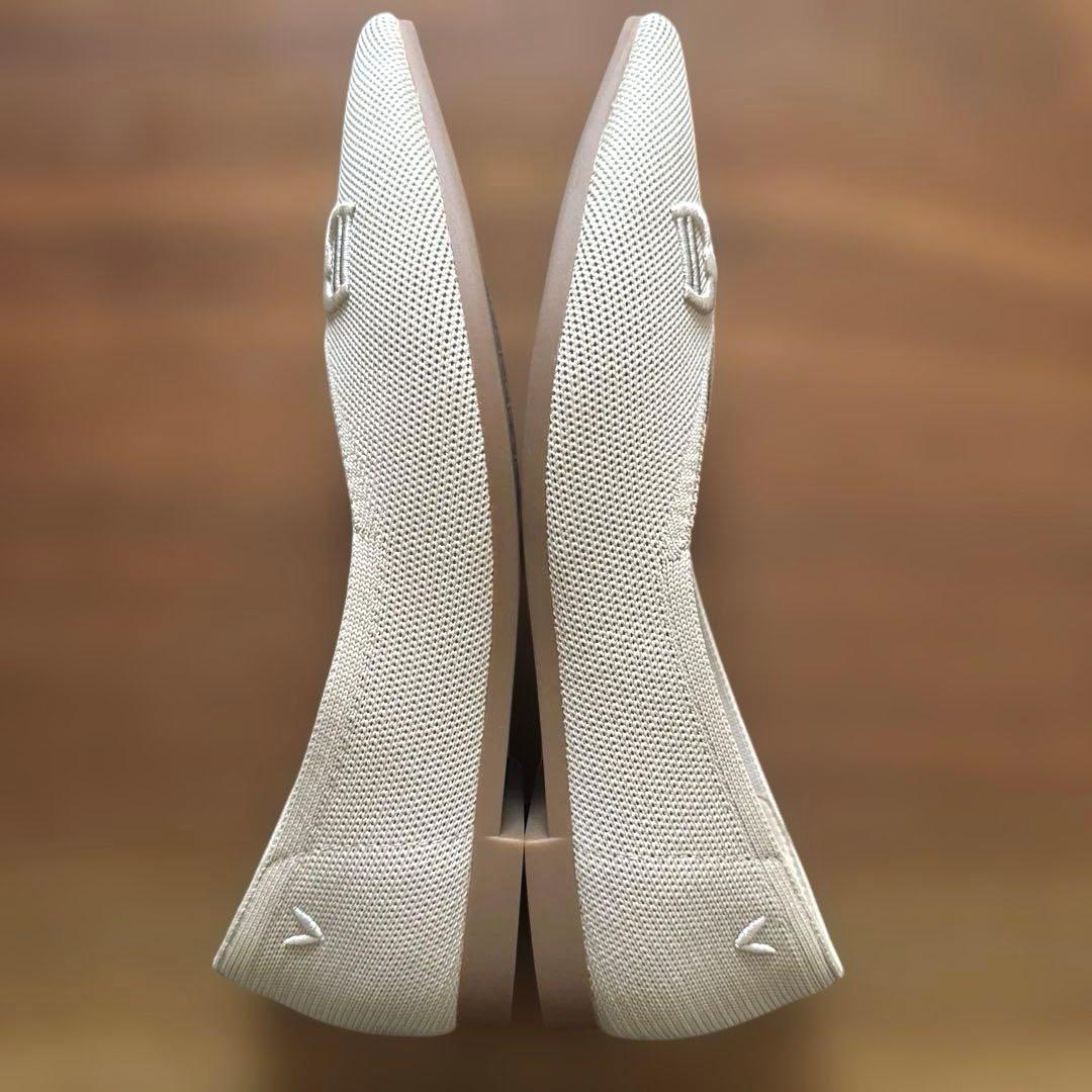 試着のみVIVAIA ポインテッドトゥ フラットシューズ 23.5 24 ビット