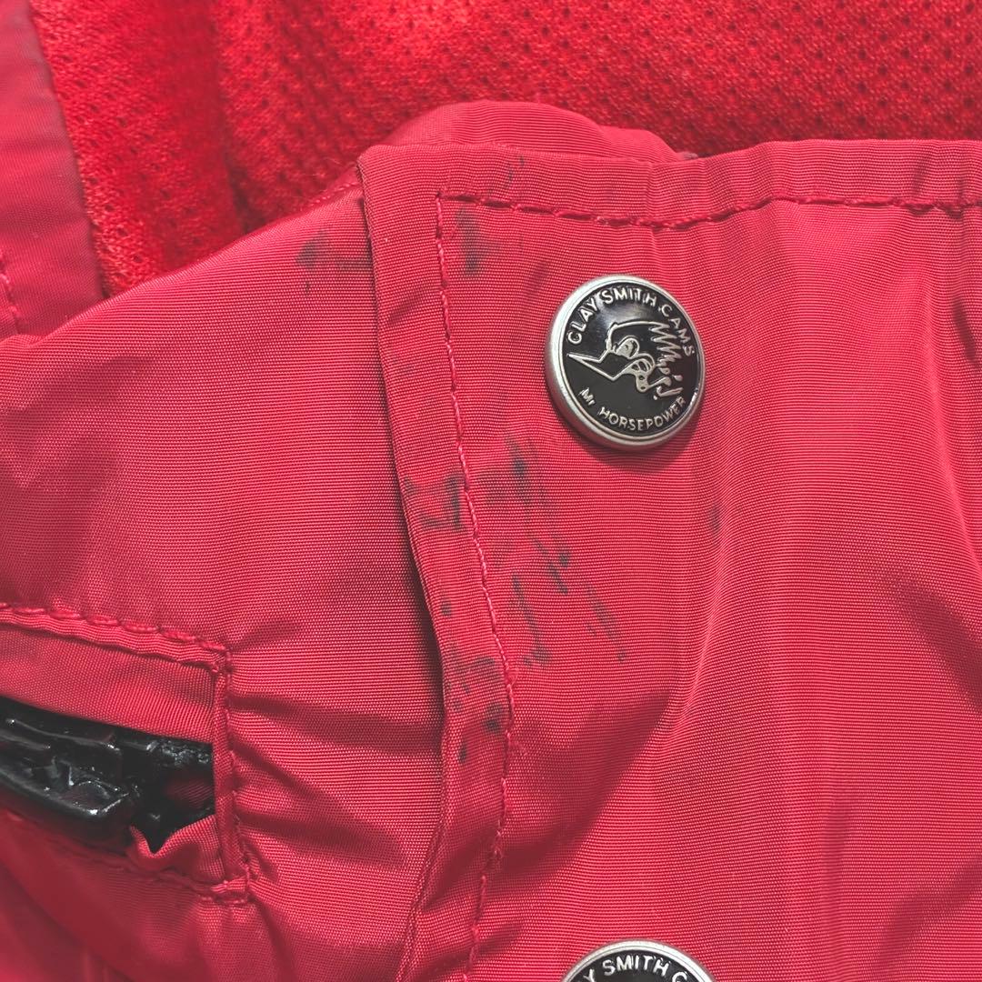 希少✨クレイスミス ナイロンジャケット ライディングウェア 赤 L