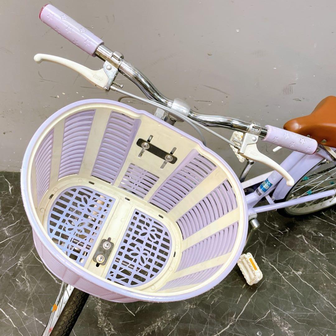 【391】《関西 引き取り》子供用自転車 ブリヂストン ECOPAL パープル