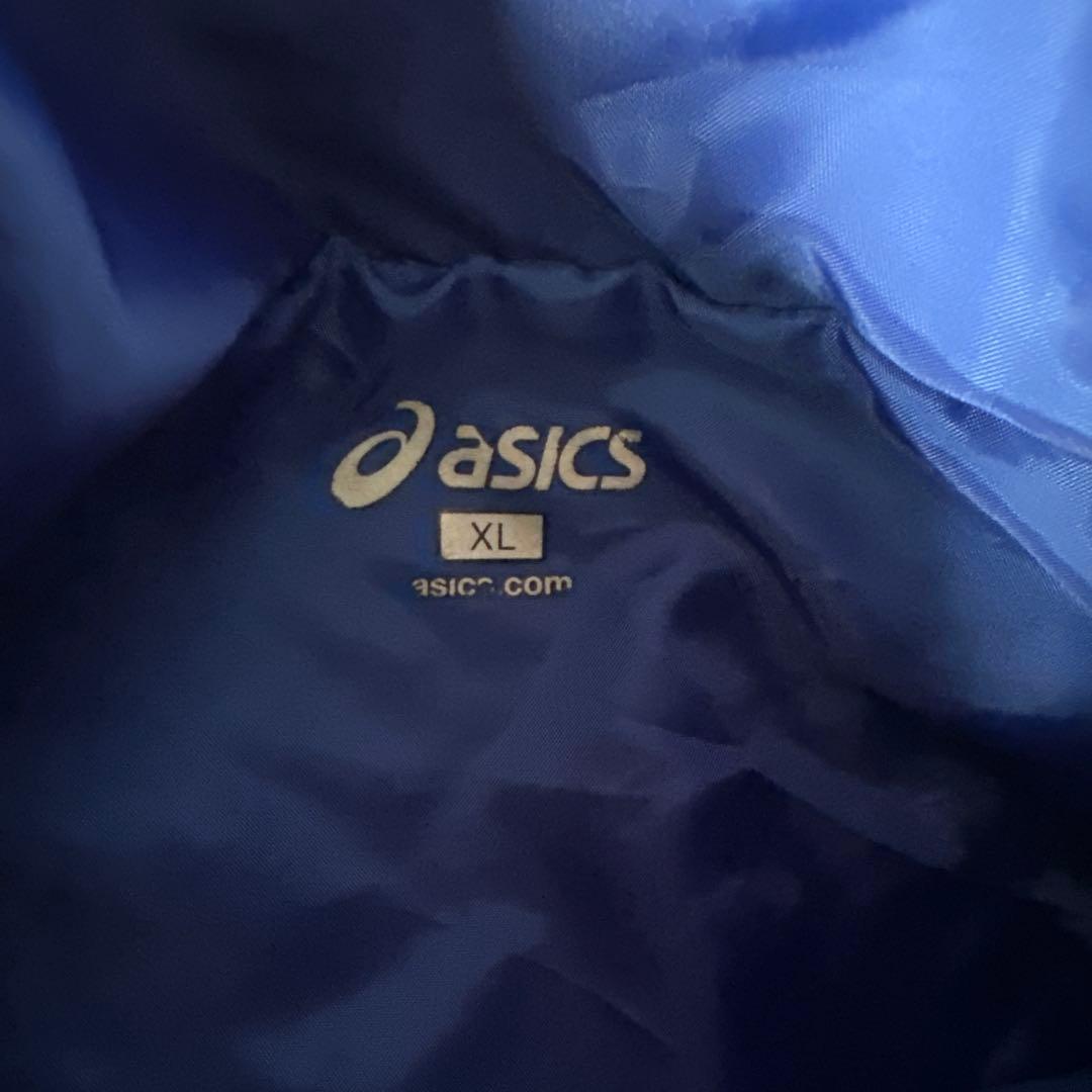 山梨学院高校　サッカー部　ウォーマー　XL アシックス　ネイビー　高校サッカー