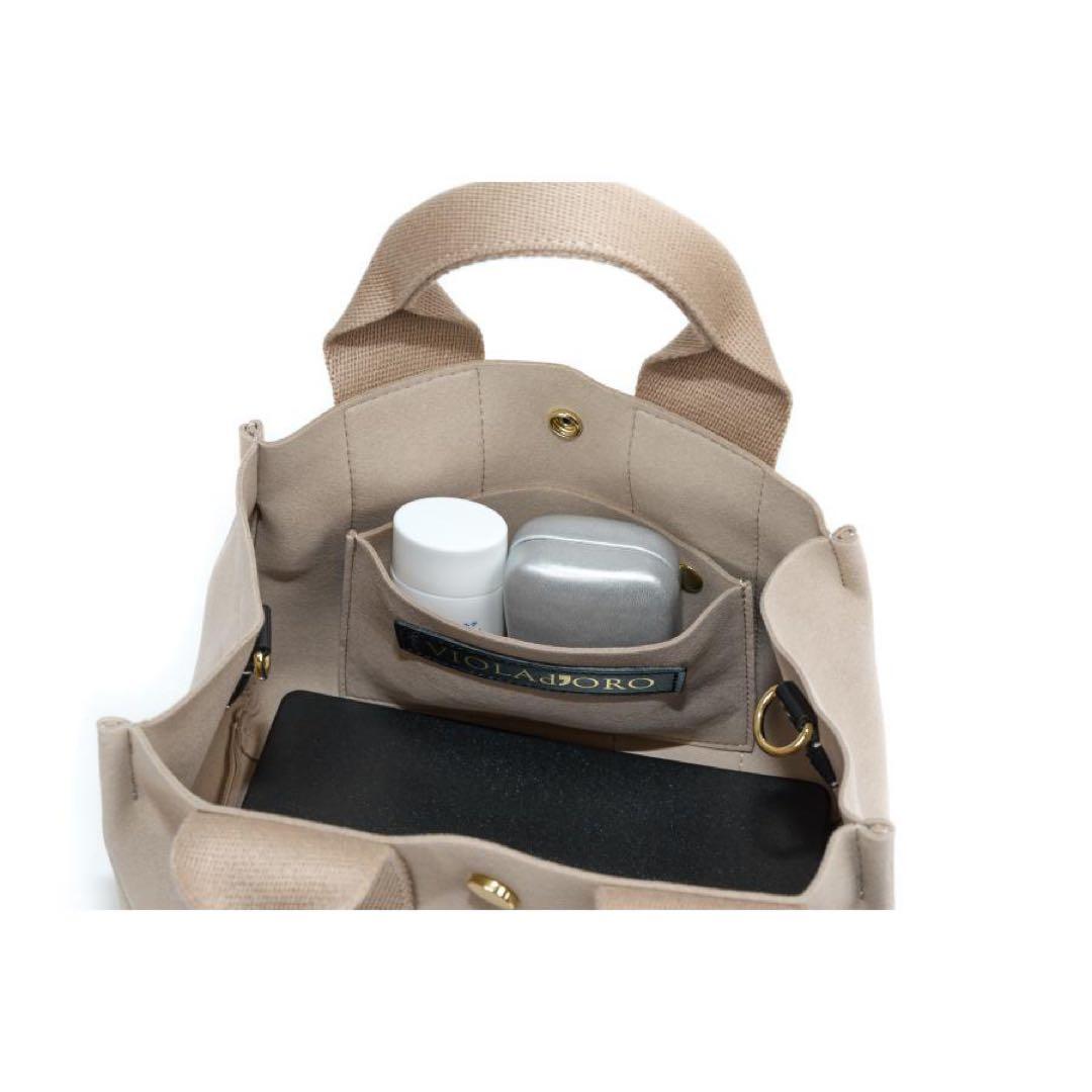 きっちゃん⭐︎VIOLAd'ORO GINO スエードトートバッグS