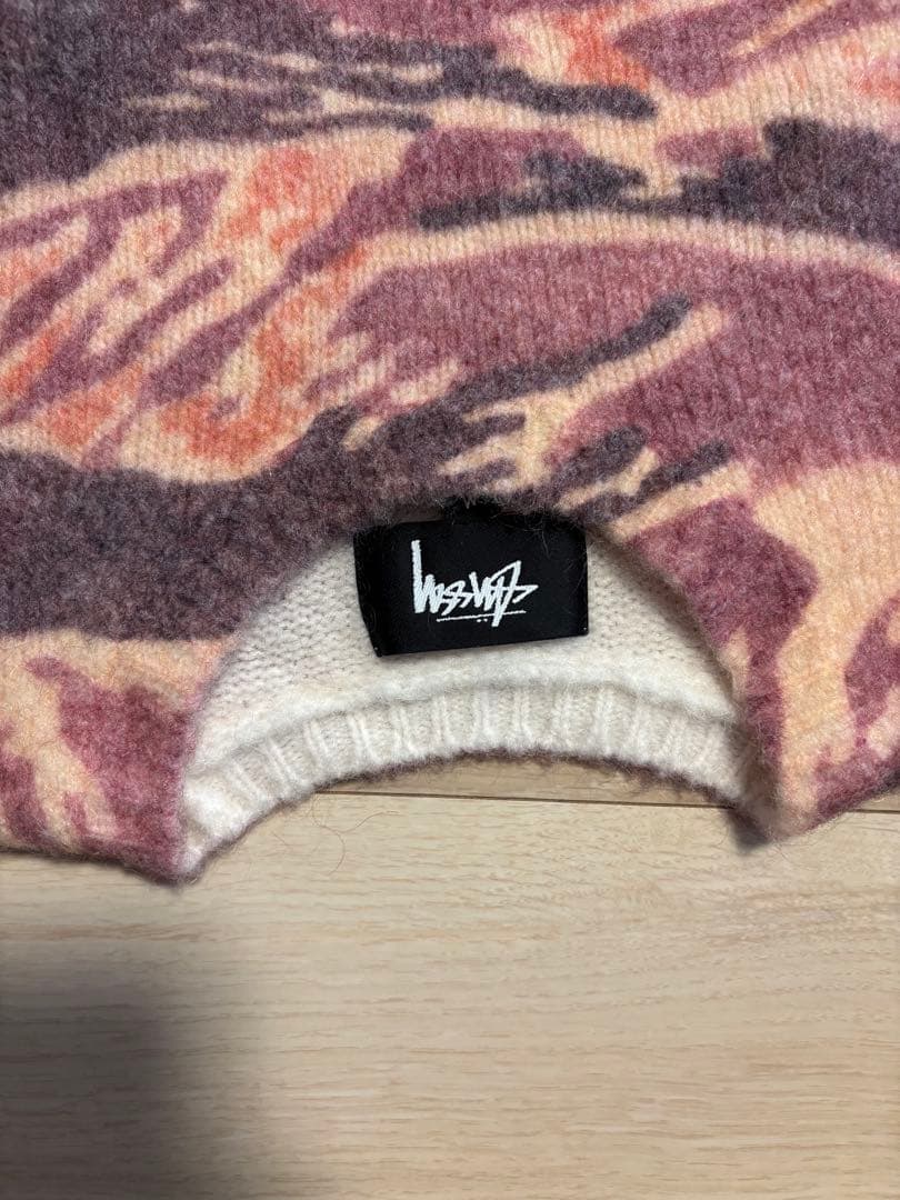 Stussy 22awマーブル　ニット M