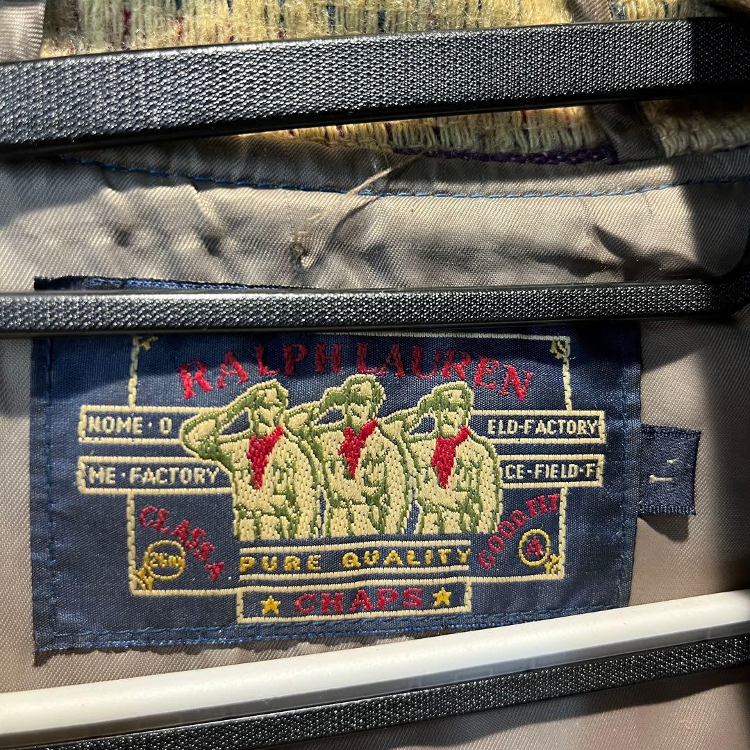 ラルフローレン チャップス ネイティブ柄ジャケット Lサイズ ビンテージ風