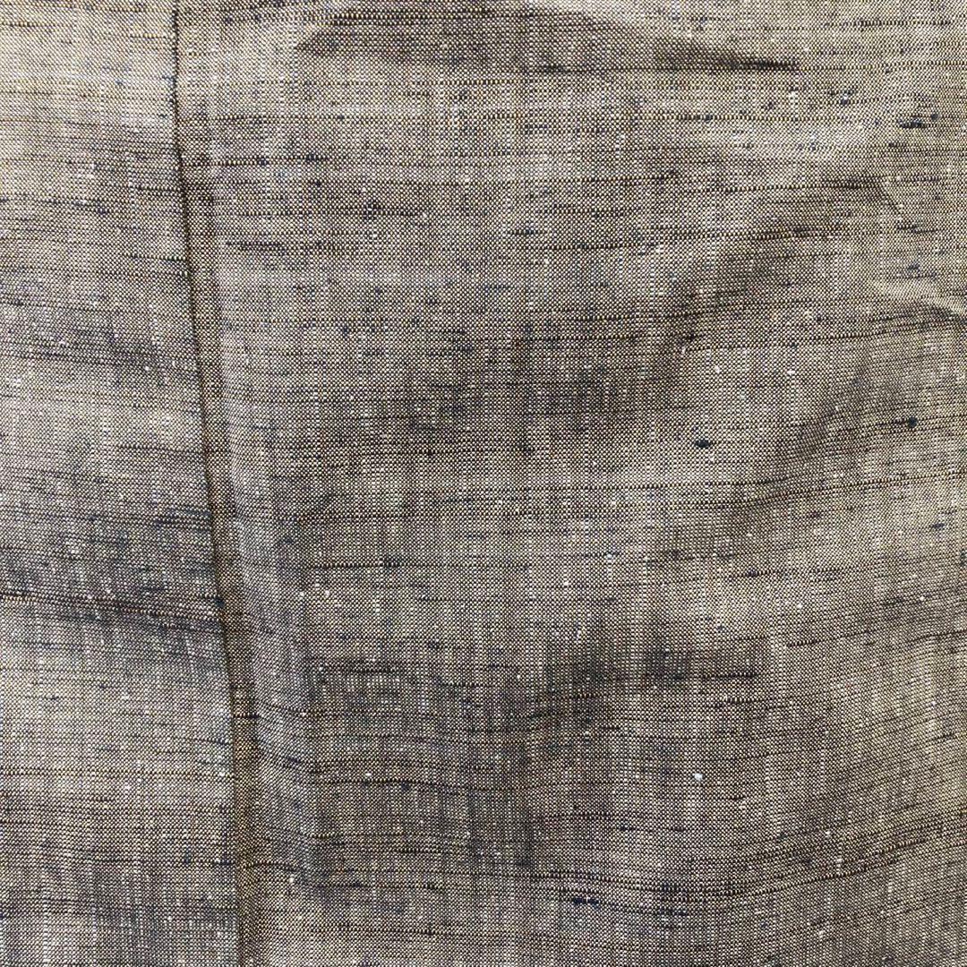 未使用近い　美品　袷　正絹　上質紬　ぜんまい紬　小紋　フルセット　4点