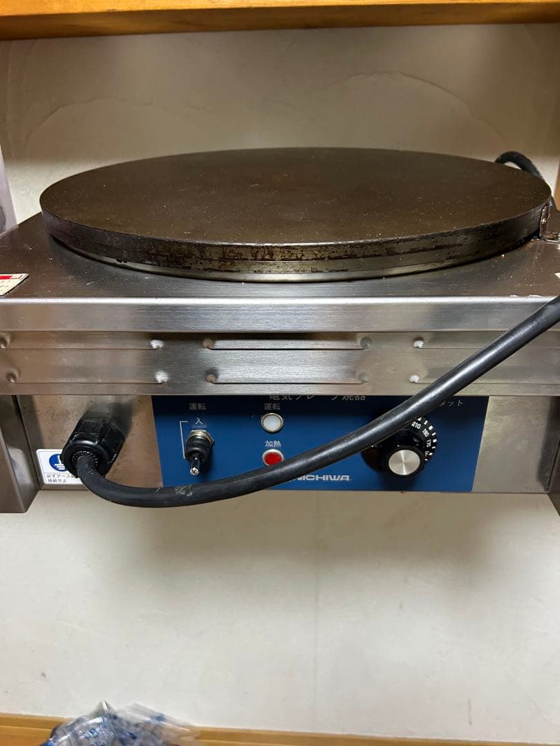 12月中40%引き ニチワクレープ焼き機 CM-410H 2021年製