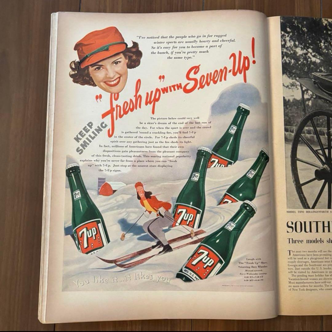 【LIFE magazine】3冊セット⭐︎7UP広告あり