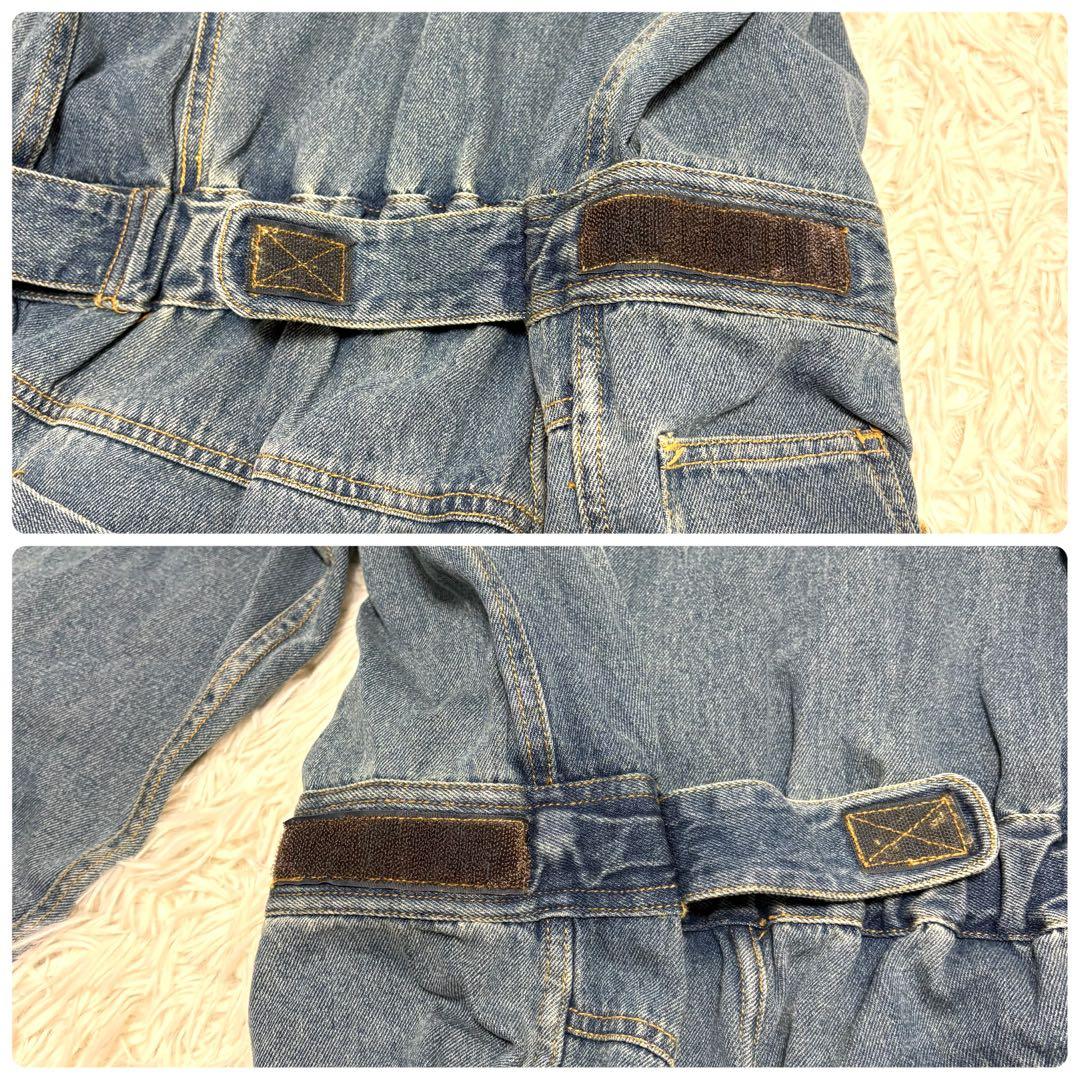 【美品/希少】スナップオン デニム ツナギ オーバーオール つなぎ M