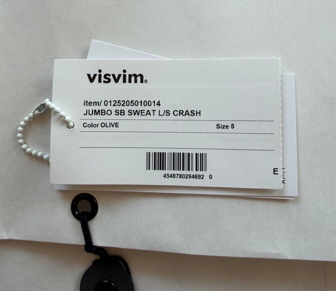 トップス visvim 25aw JUMBO SB SWEAT L/S CRASH 5