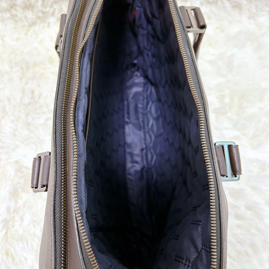 【極美品】トゥミ ビジネスバッグ ブリーフケース オールレザー 2way 2層式