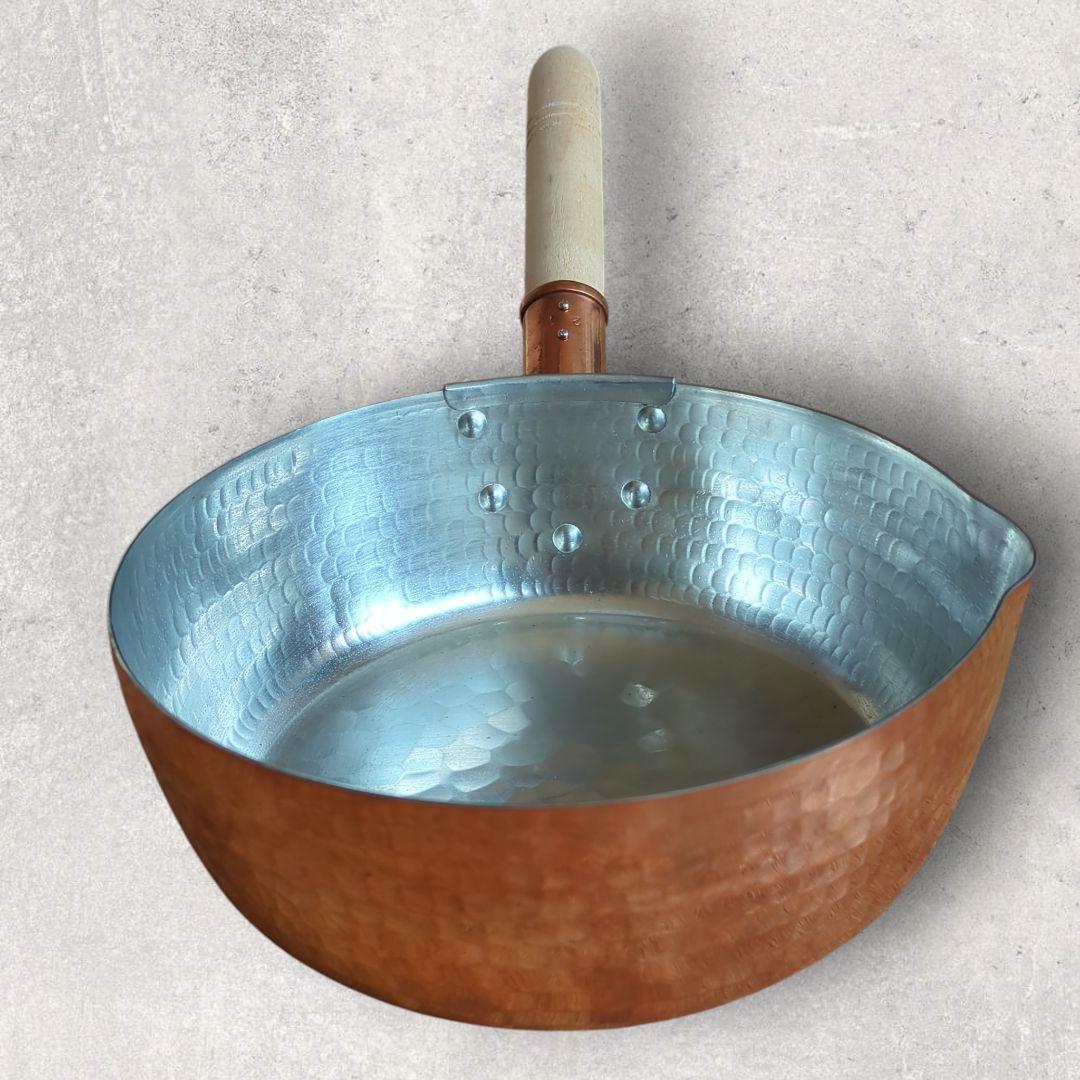 【未使用 自宅保管品】銅雪平鍋 21cm 百貨店購入