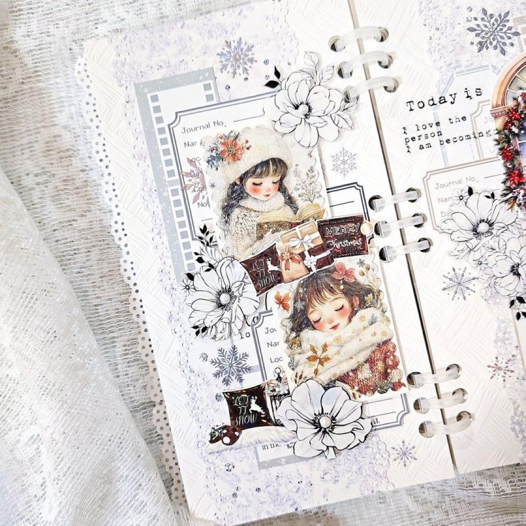 コラージュ素材　紙もの　素材紙　【2118】