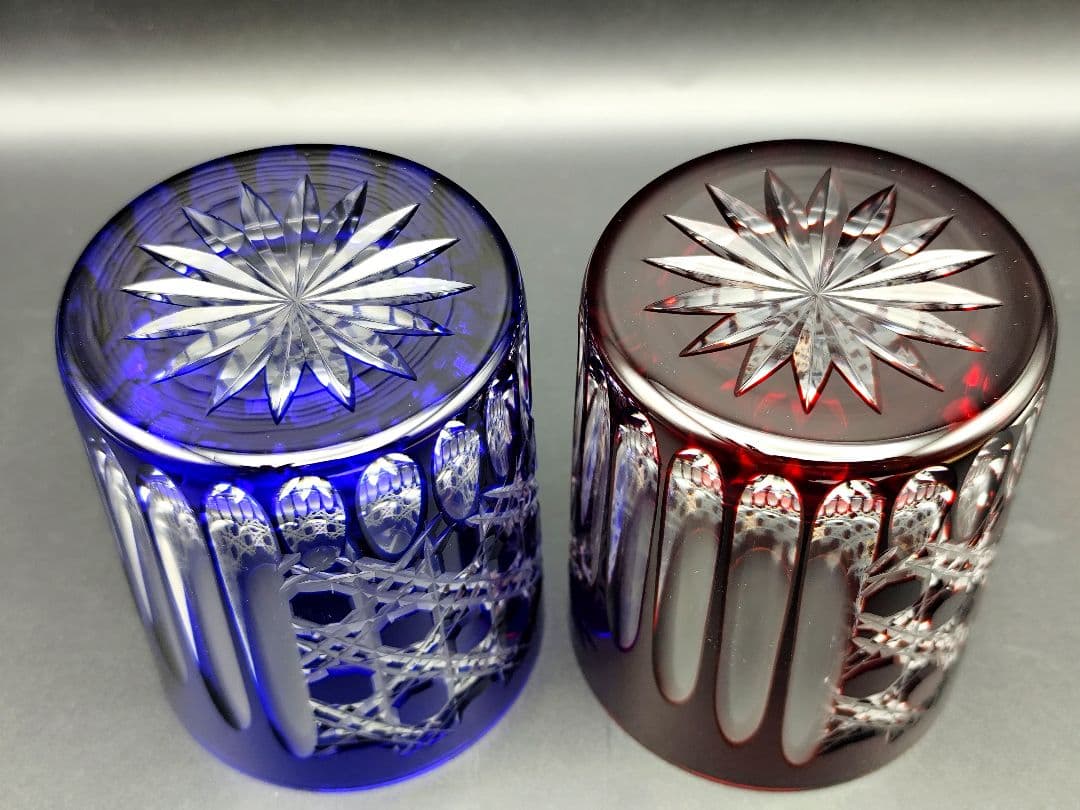 定価30800円☆未使用美品☆江戸切子 ペアロックグラス