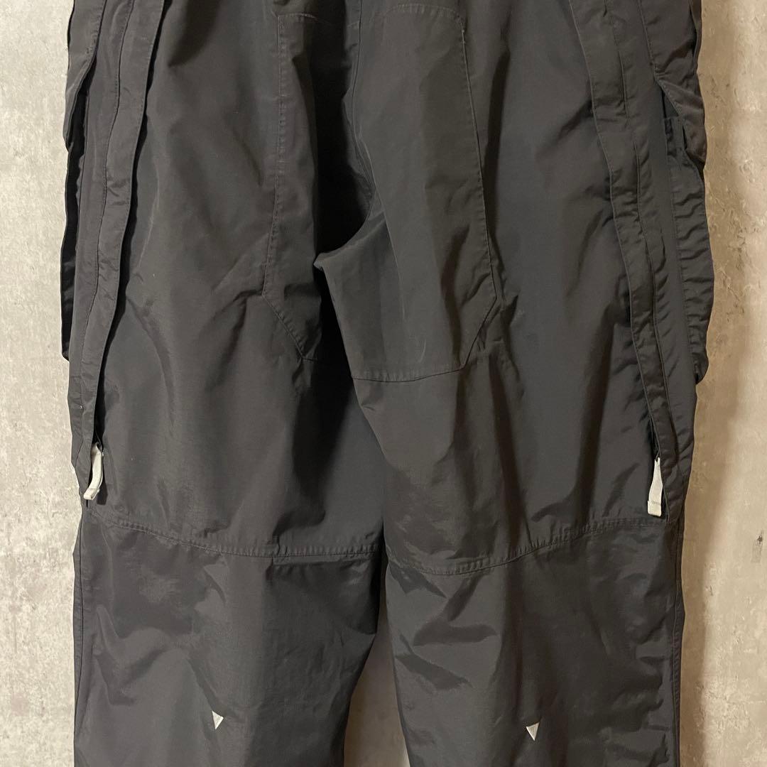 burtonバートンスキーパンツスノーボードウェアズボン下黒ブラック刺繍ロゴ希少