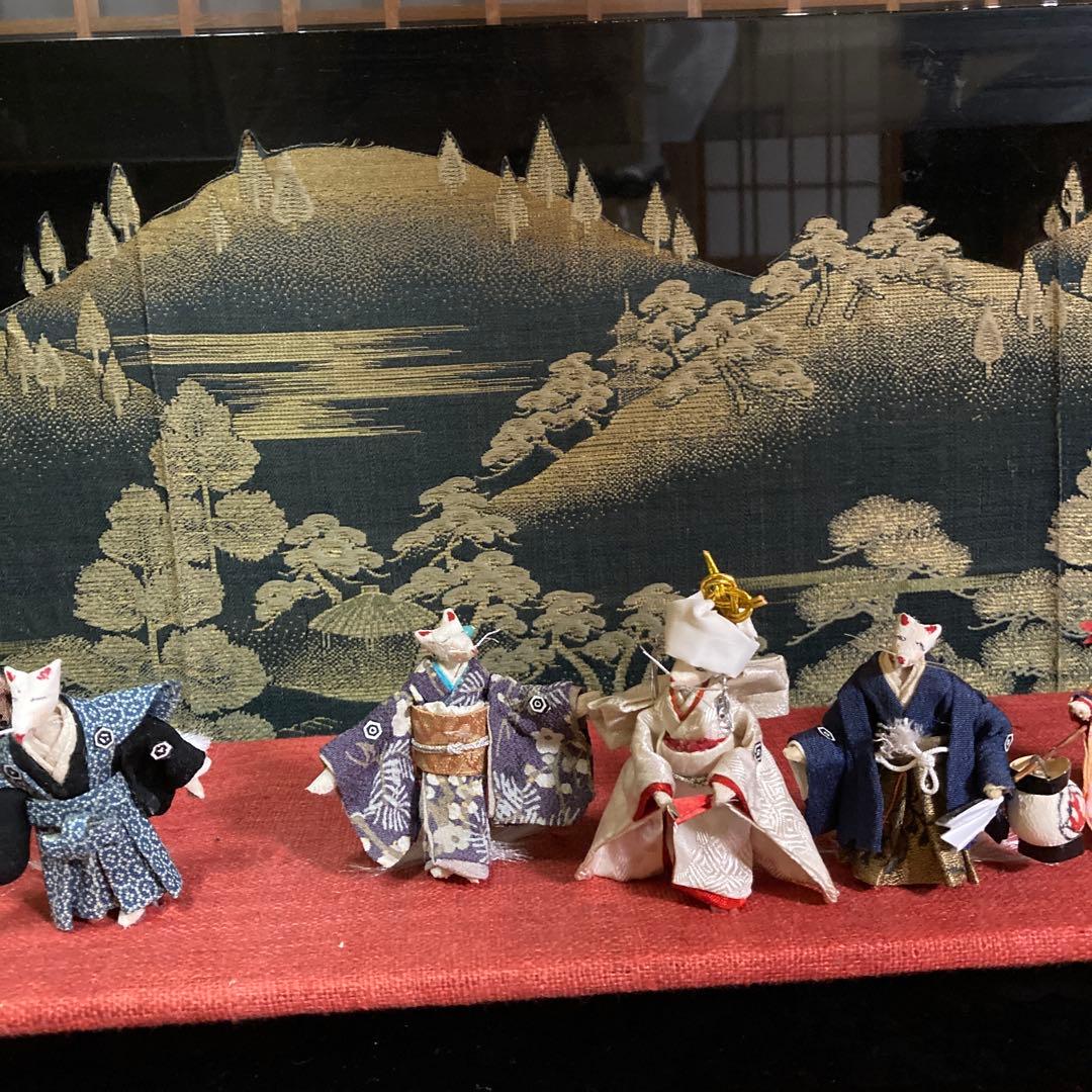 人形　狐の嫁入り