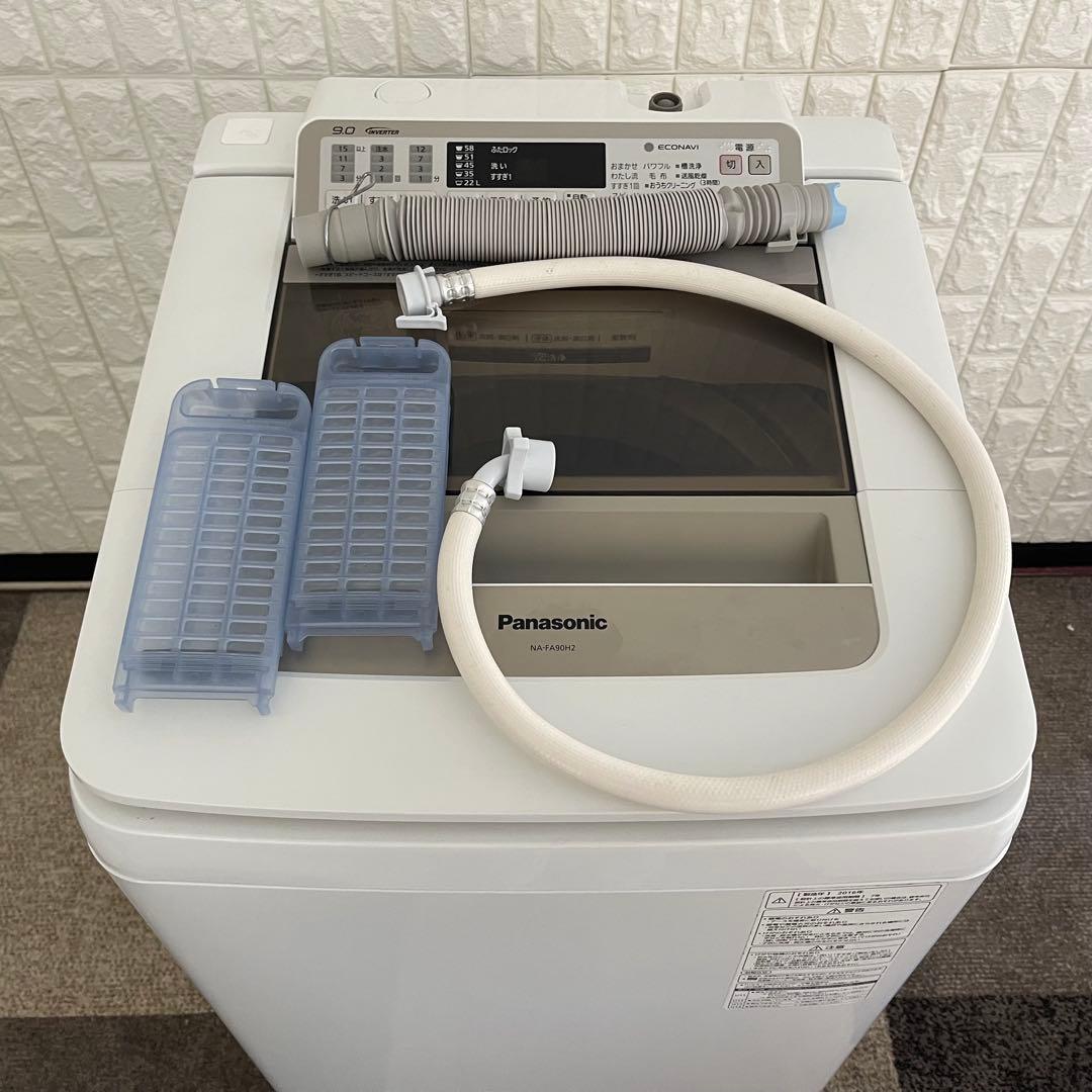 東京23区配送無料✨縦型洗濯機　パナソニック　NA-FA90H2 動作確認済み