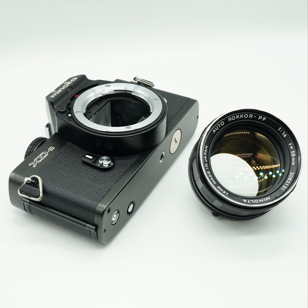 【美品】minolta XD-s AUTO ROKKOR-PF 58/1.4