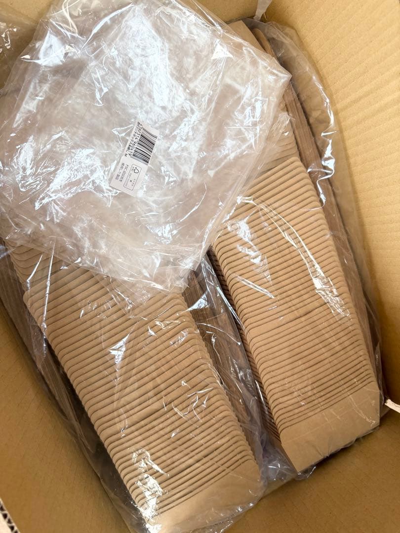 未使用 窓付きランチボックス 未晒し M クラフト フードパック 使い捨て容器