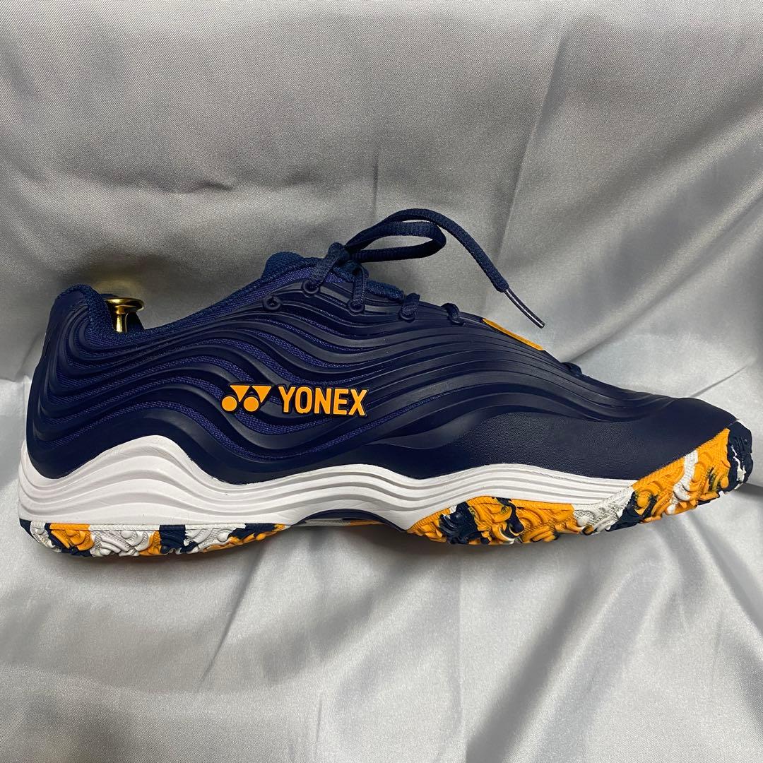 YONEX ヨネックス　27cm テニスシューズ フュージョンレブ5 ネイビー