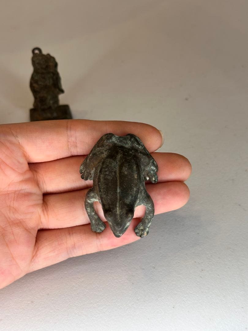 中国 青銅 印章 置物 3点セット 古美術