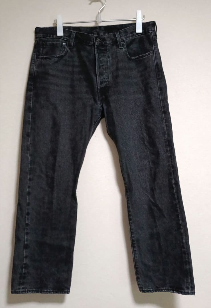 501　ブラックデニムパンツ　別注　セルビッチ　エディフィス