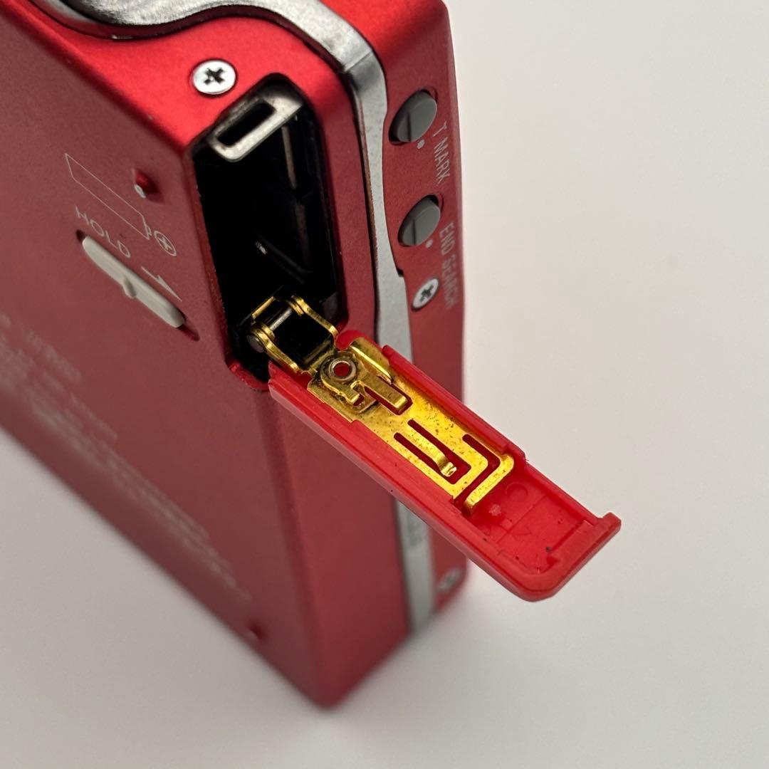 SONY MZ-R909 ソニー MDウォークマン レッド MDレコーダー