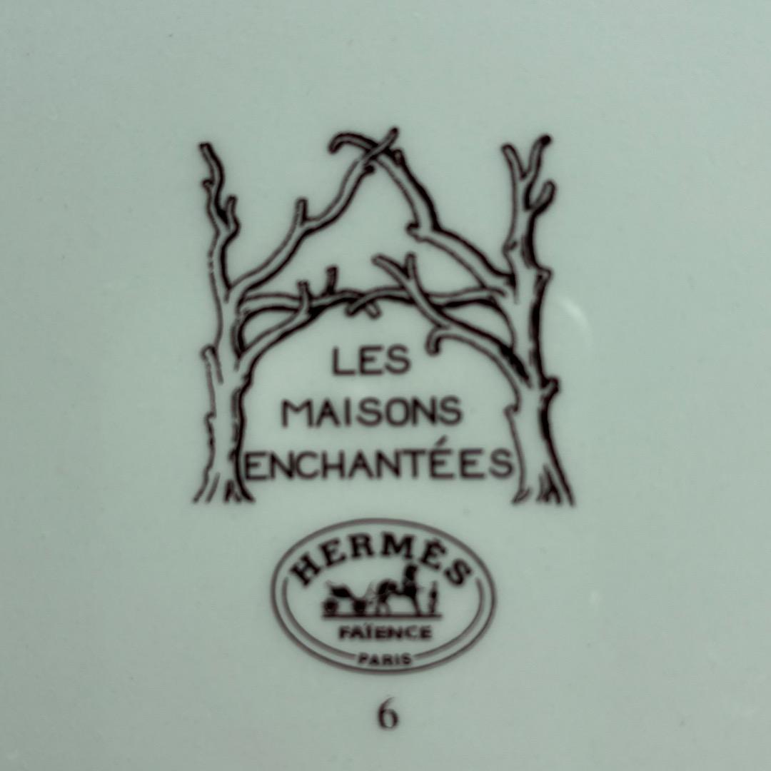 Hermès LES MAISONS ENCHANTÉES デザート皿 6枚