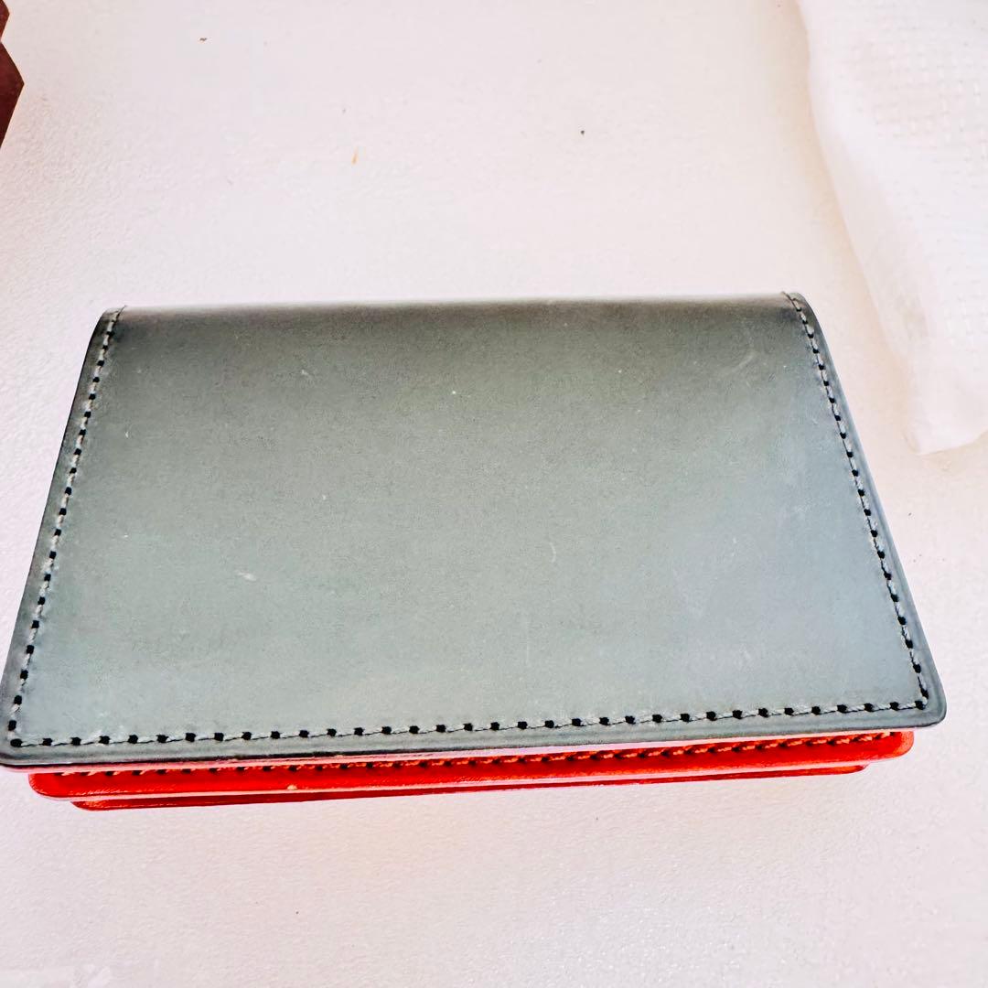 ✨【新品未使用】土屋鞄　ブライドル名刺入れ　ダークグリーン カードケース　日本製