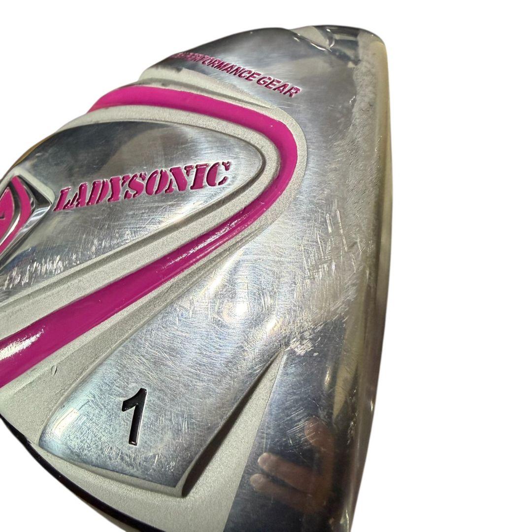 【美品】 LADY SONICレディース ゴルフクラブセット キャディバッグ付