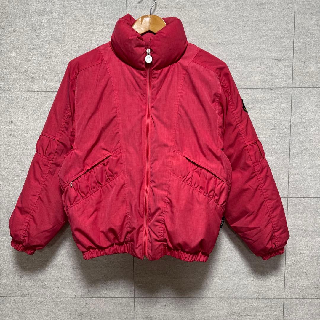 80s モンクレール asics スキーウェア ダウン ジャケット スノボ