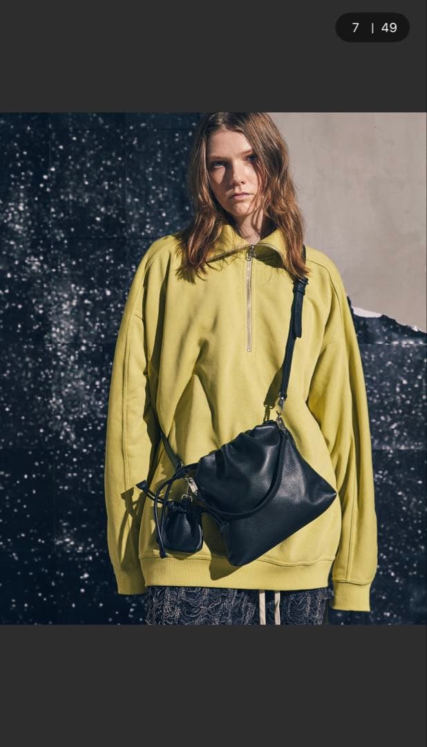 レザー巾着2WAYショルダーバッグ【MAISON SPECIAL】