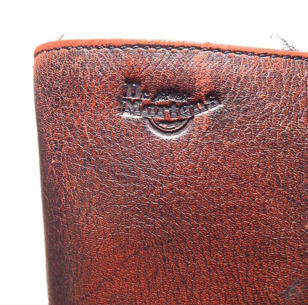 極希少】ドクターマーチン　ロングブーツ　バイカー　パッチワーク　サイドジップ