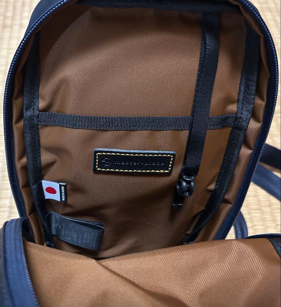 げ*ー様 Master-piece メンズショルダーバッグ　ネイビー