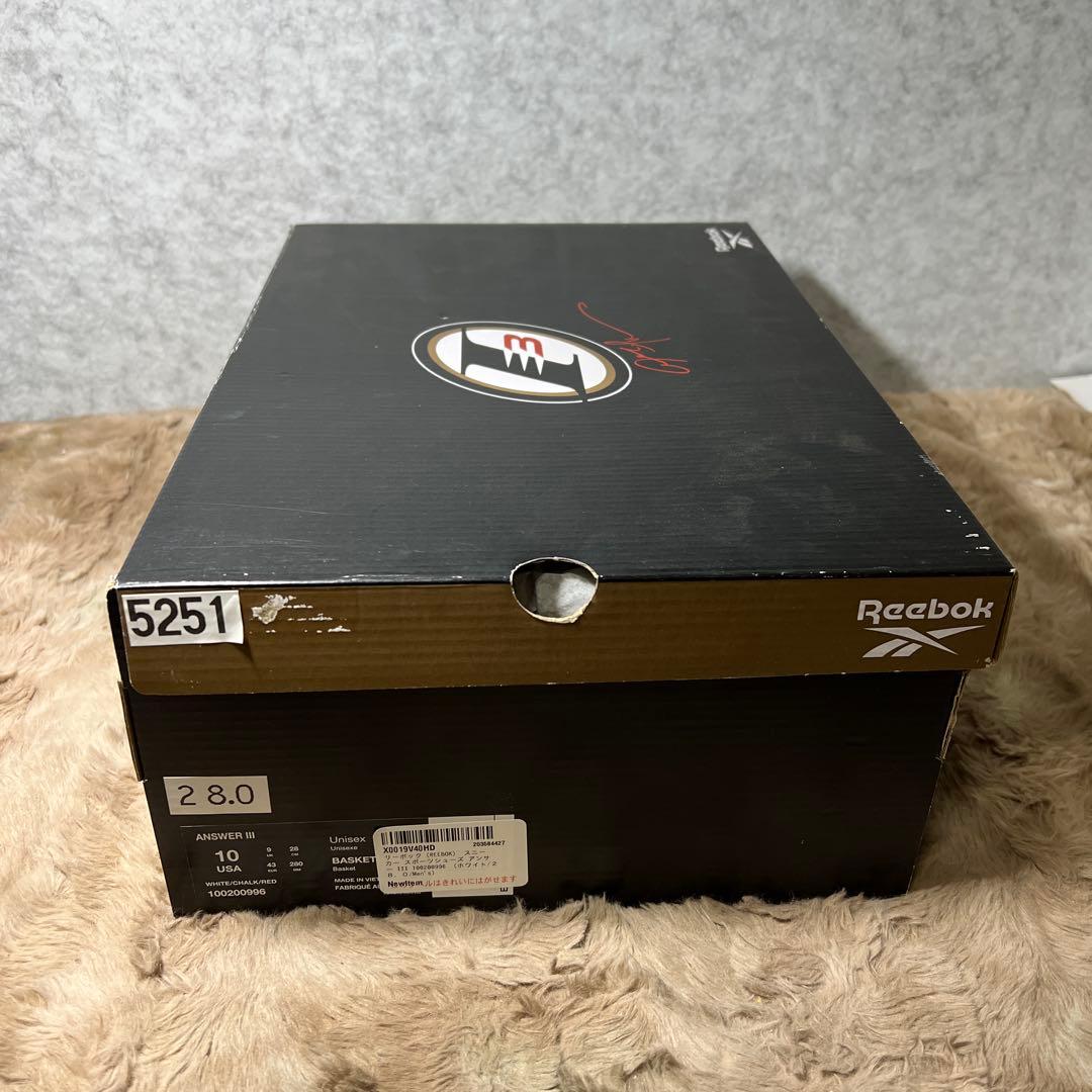 リーボック　スニーカー スポーツシューズ アンサー III